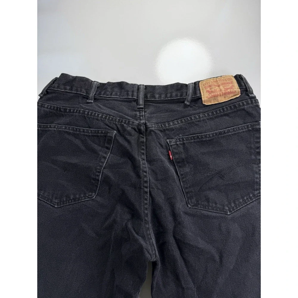 Vintage Levis 505 Jeans‎ Black Denim Mens 40x32 Pants Relaxed Fit Faded Casual